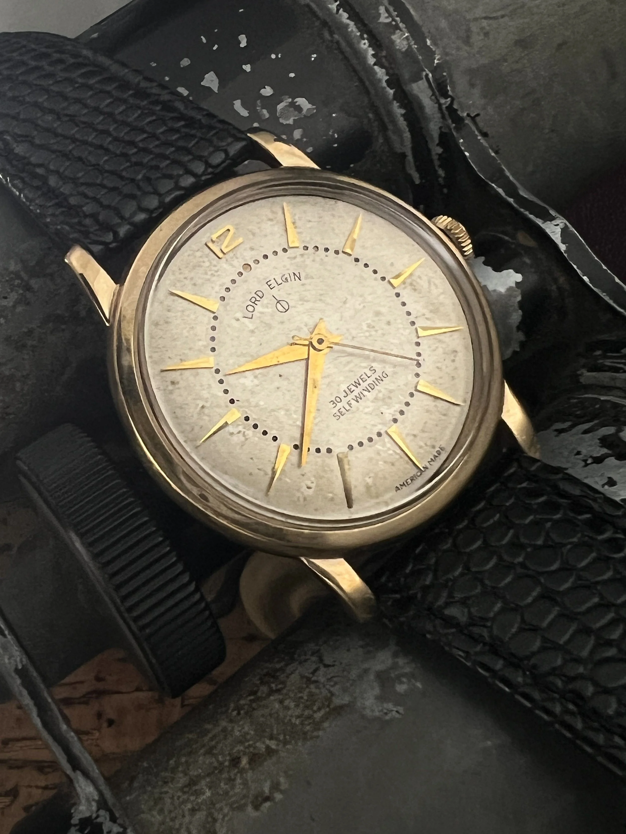 Nice 60 s Lord Elgin Automatic Cool Vintage Watches