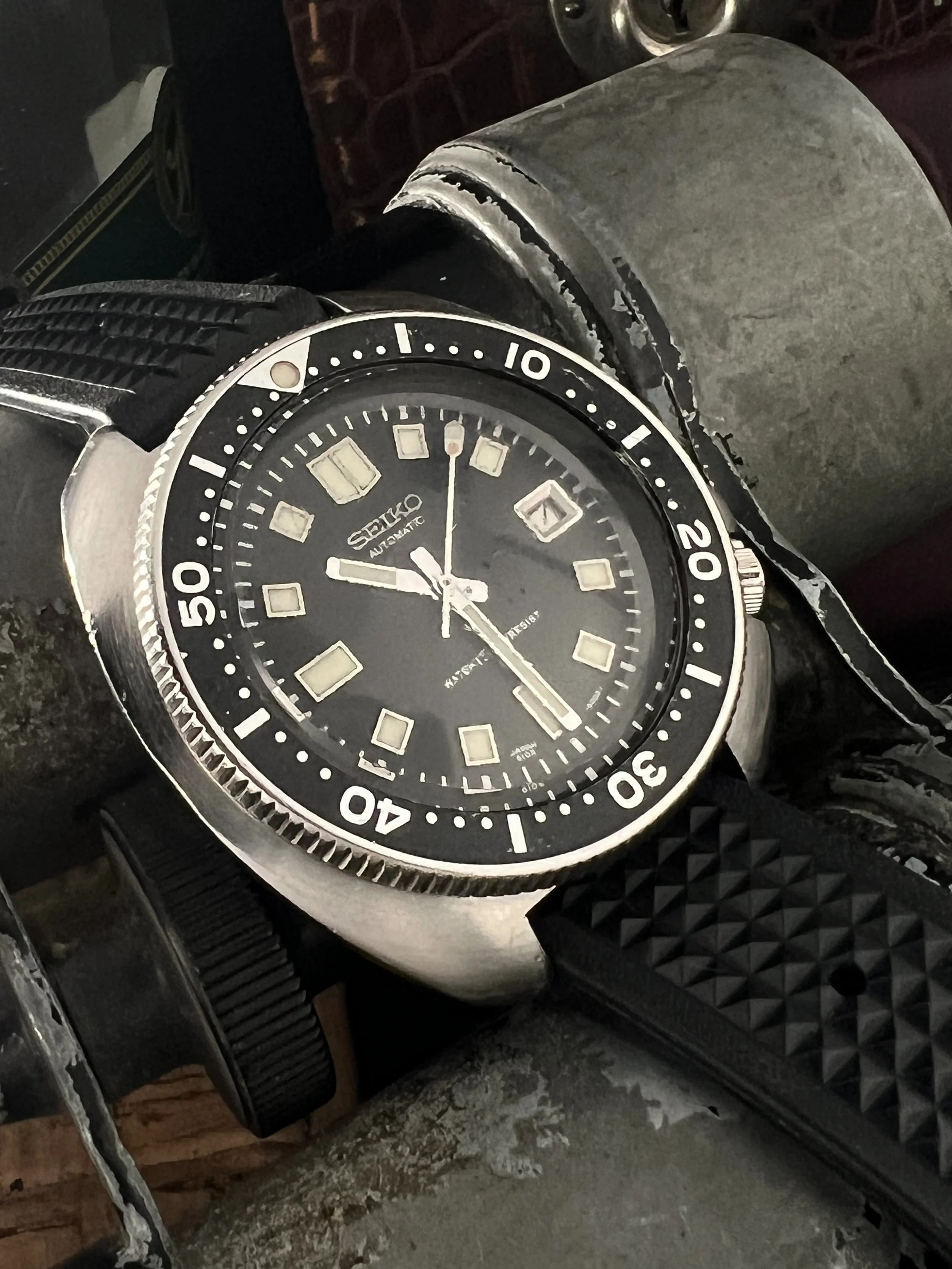 1971 Seiko 6105 8110 Captain Willard Cool Vintage Watches