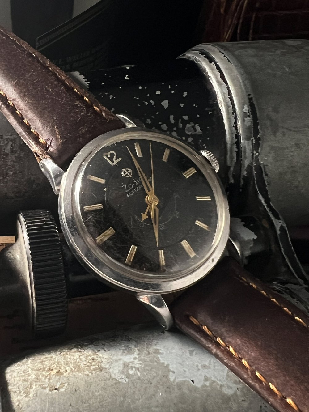 Swiss 60's Zodiac Autographic — Cool Vintage Watches