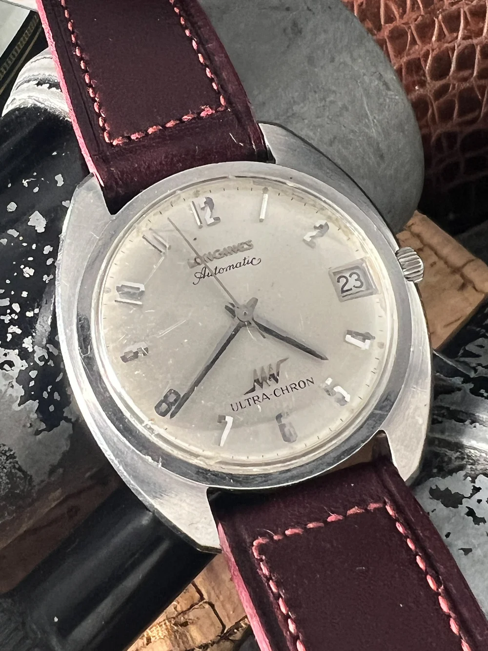 Montre Vintage Automatique LAUSANN - Mécanique à Remontage Automatique - Boîtier Acier