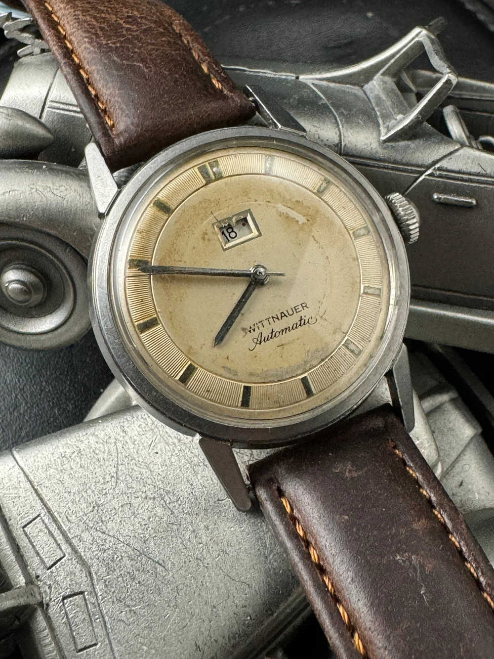 Wittnauer Nice Vintage Watches 1960's Wittnauer Power Reserve
