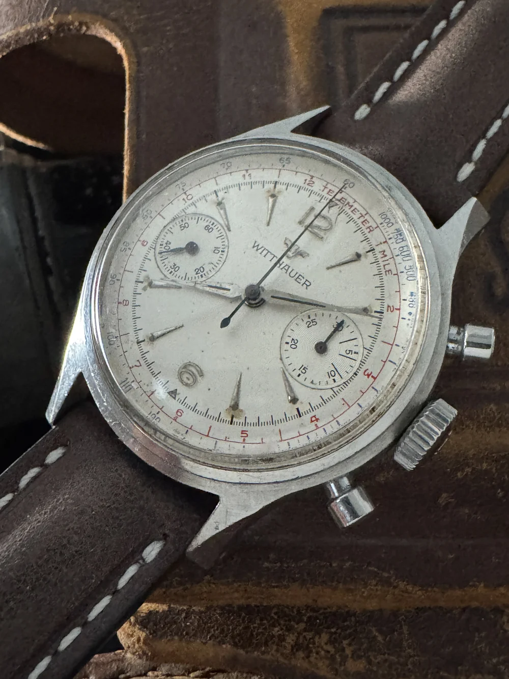 50's Swiss Wittnauer Chronograph — Cool Vintage Watches
