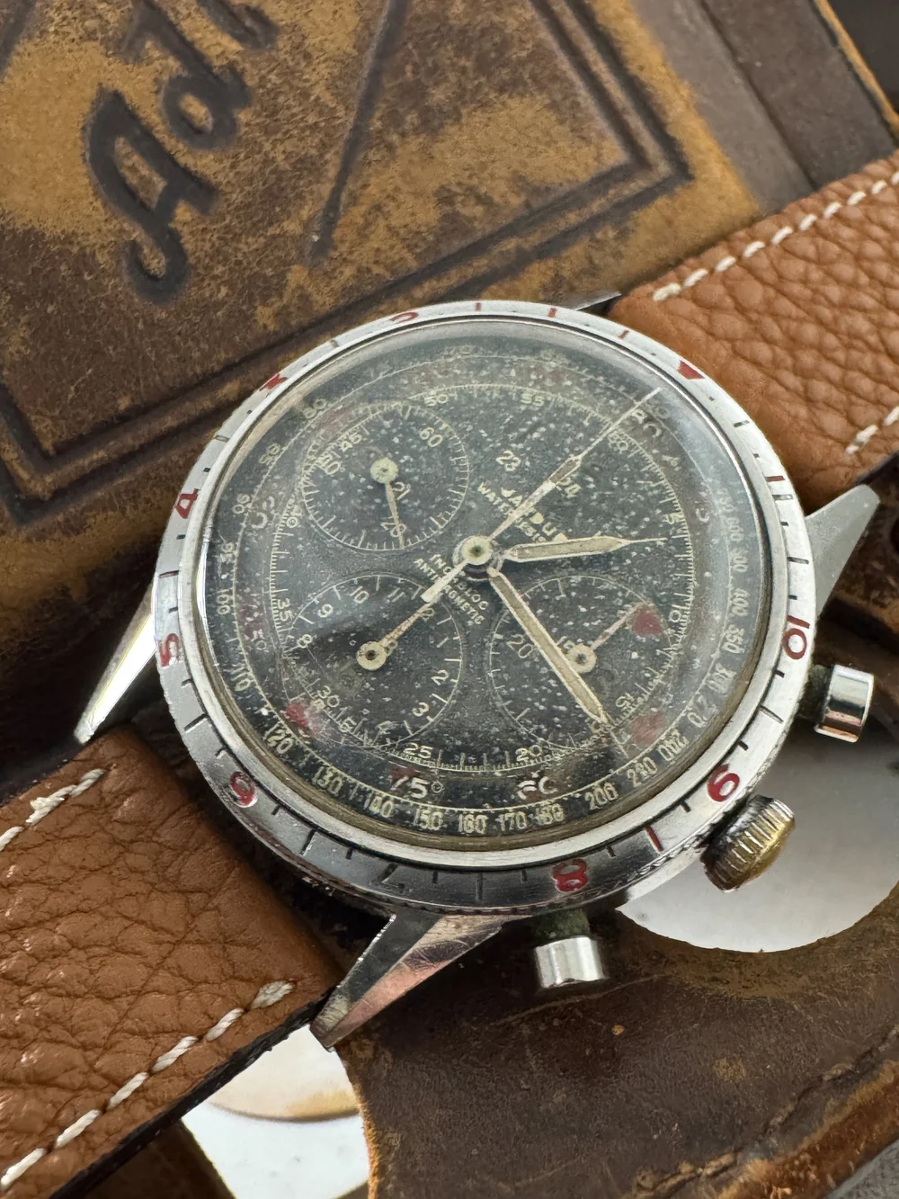 Chronograph Watches 1940s Style 1940s Jardur Bezelmeter Aviation