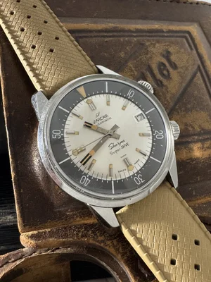 Awesome 60's Enicar Sherpa Super-DIVE — Cool Vintage Watches