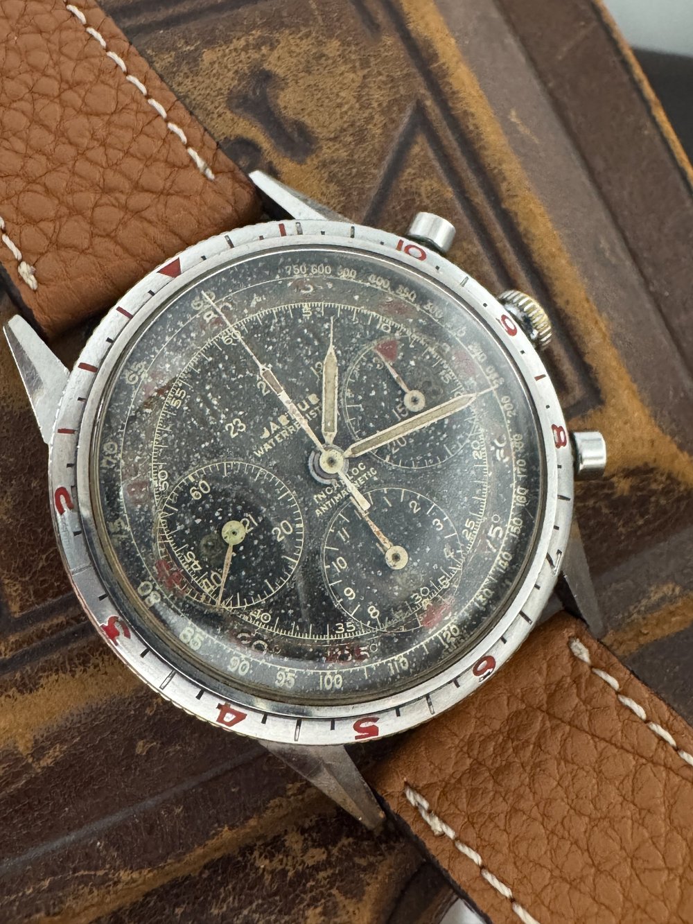 1940s Jardur Bezelmeter Aviation Chronograph — Cool Vintage Watches