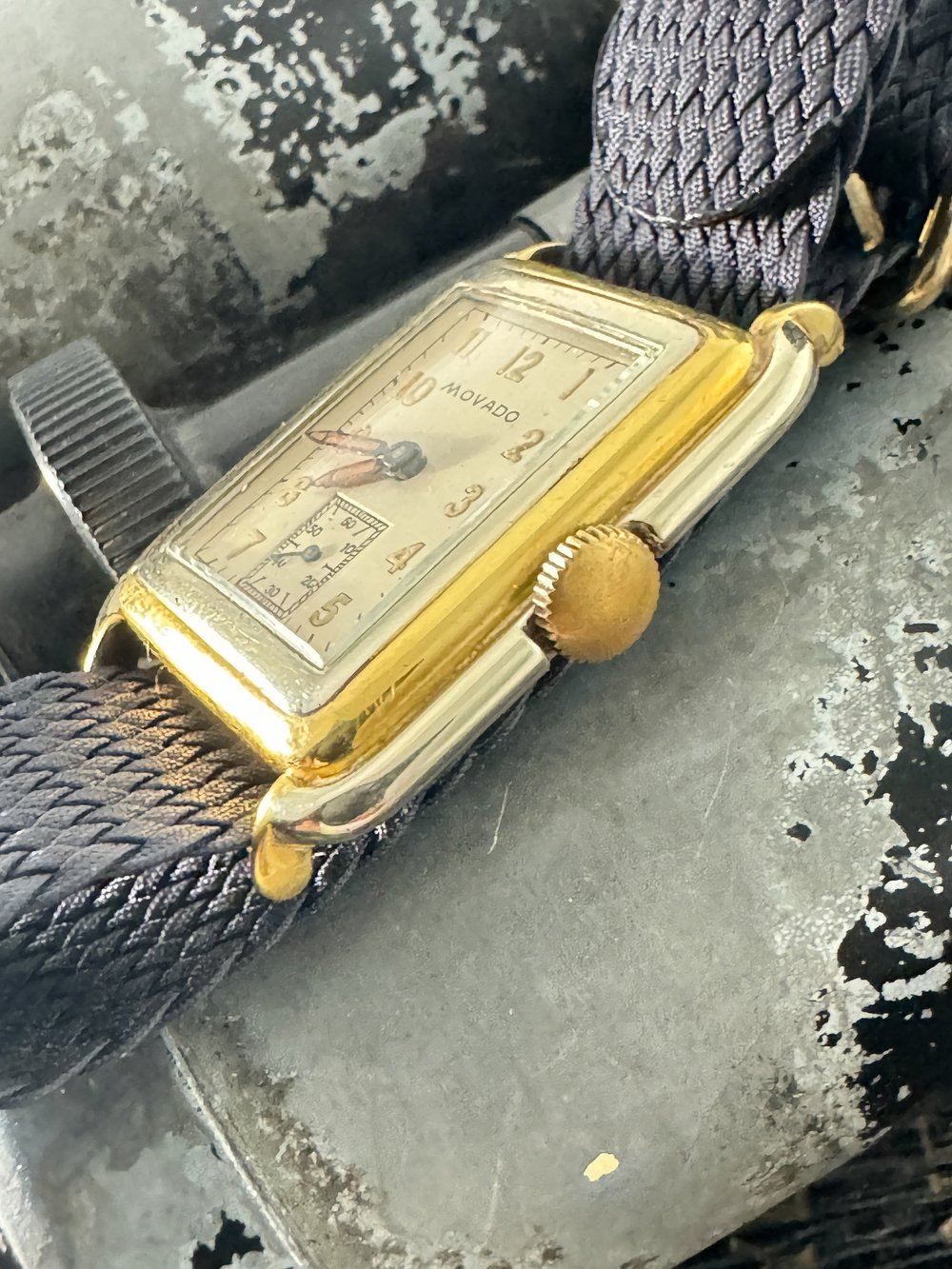 40's Movado 18kt Gold Two Tone — Cool Vintage Watches