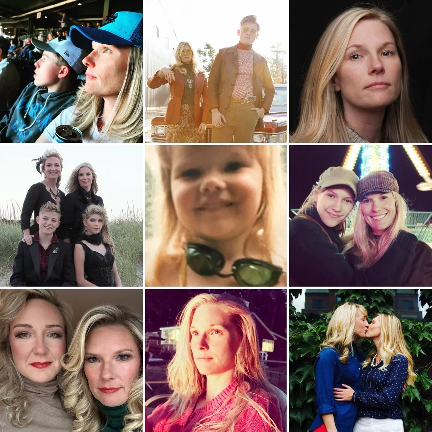 Happy 50th(!!!) birthday to my beautiful wife. Loving wife and mother, loyal friend, kind soul. Someone people just like having around for her humor, love and good energy. We are all so lucky to have you. ❤️ @jpaq1225 #portraitphotographer #lesbianwi