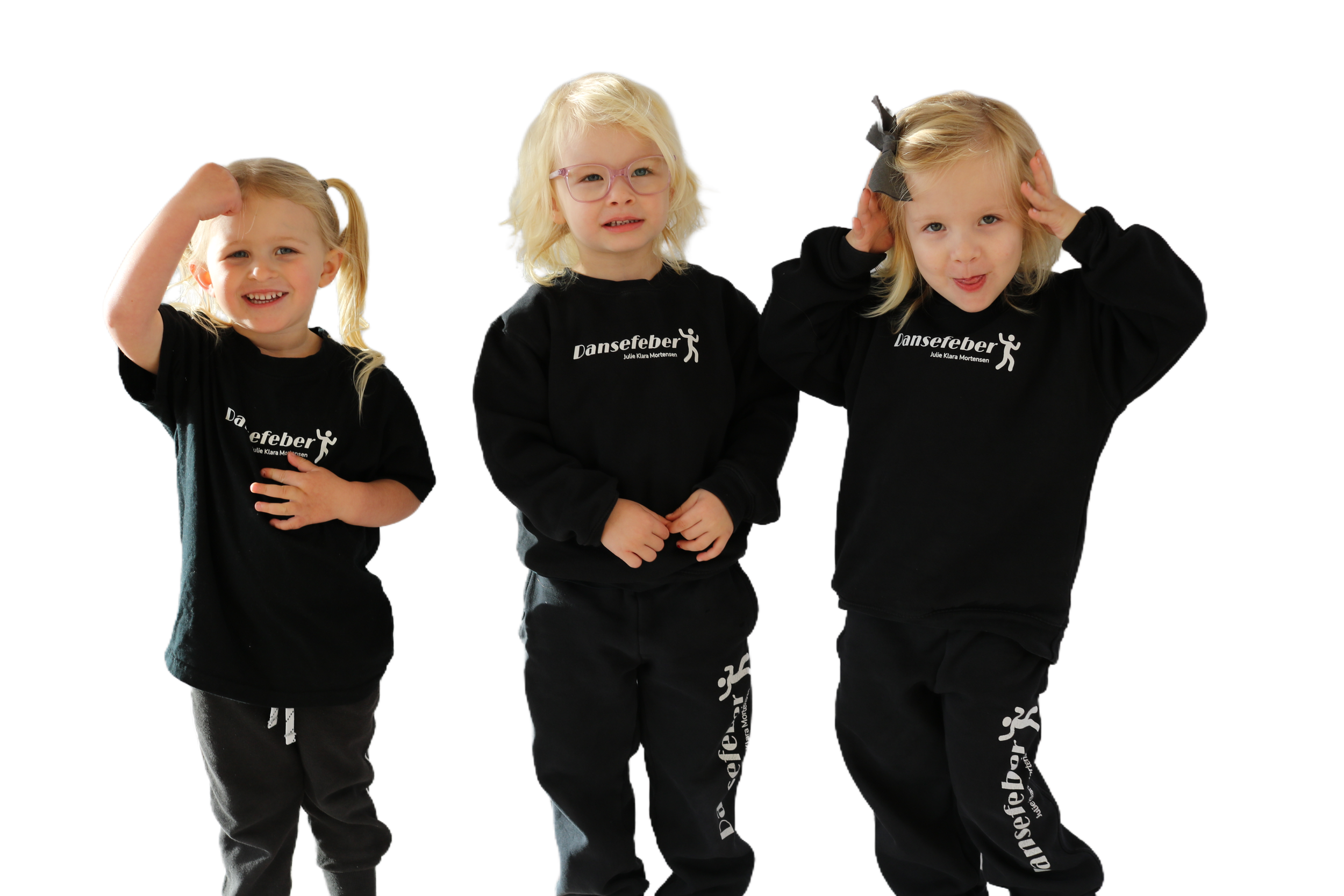 Yngste dansere hos Dansefeber på holdet Danseprinsesser og Pirater i Aarhus Syd
