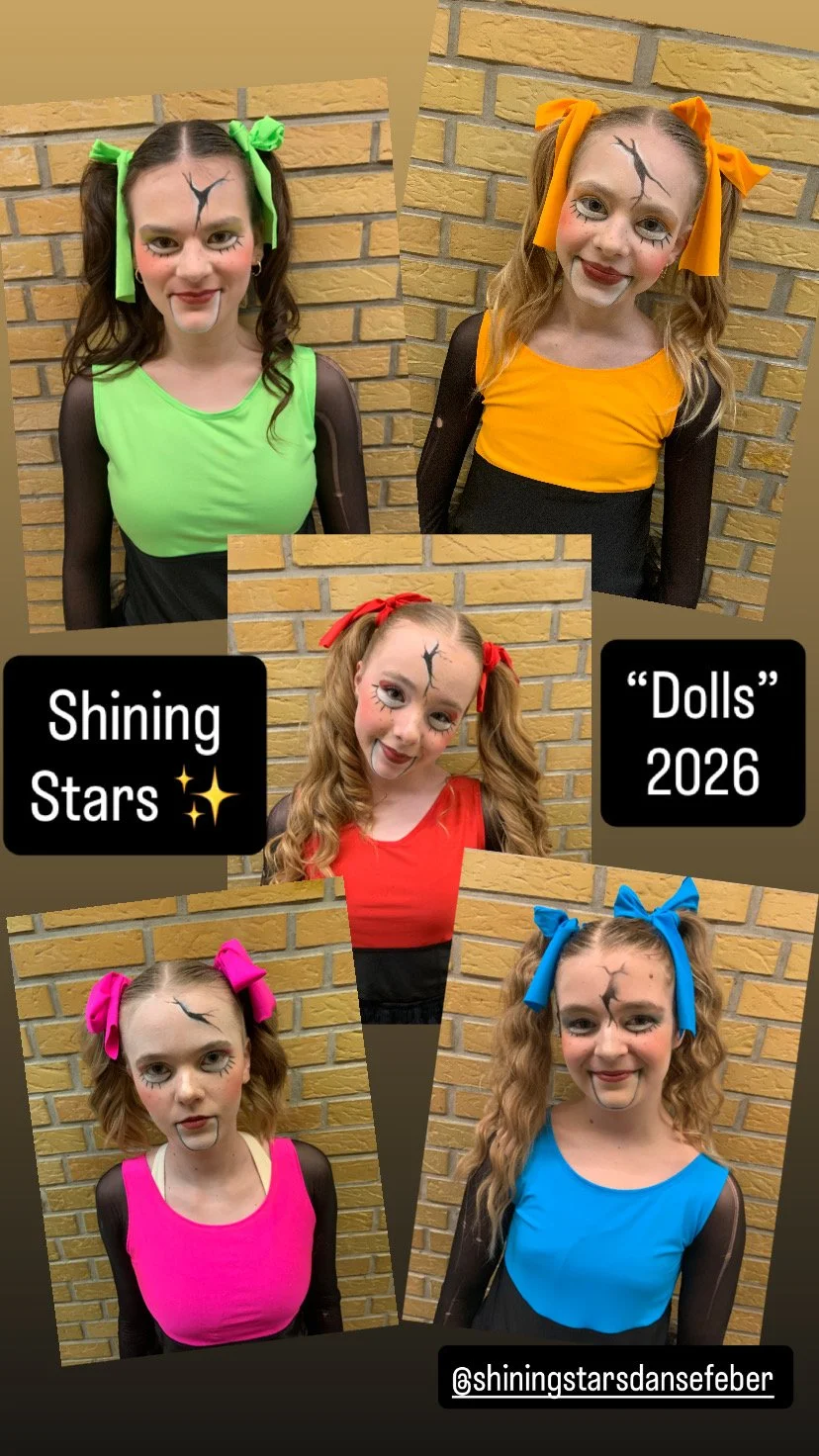 Dansefeber Shining Stars smallgroup juniorrækken med guldmedalje ved Jyske Mesterskaber