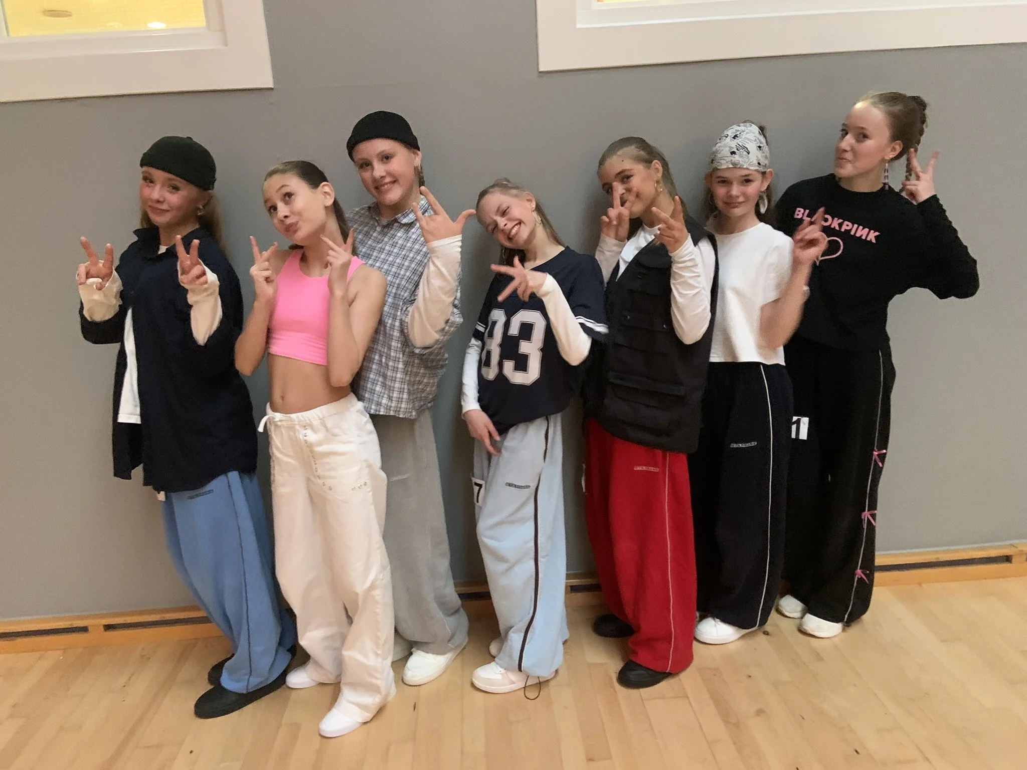 Hiphopdansehold fra Dansefeber i Viby J ved dansekonkurrence