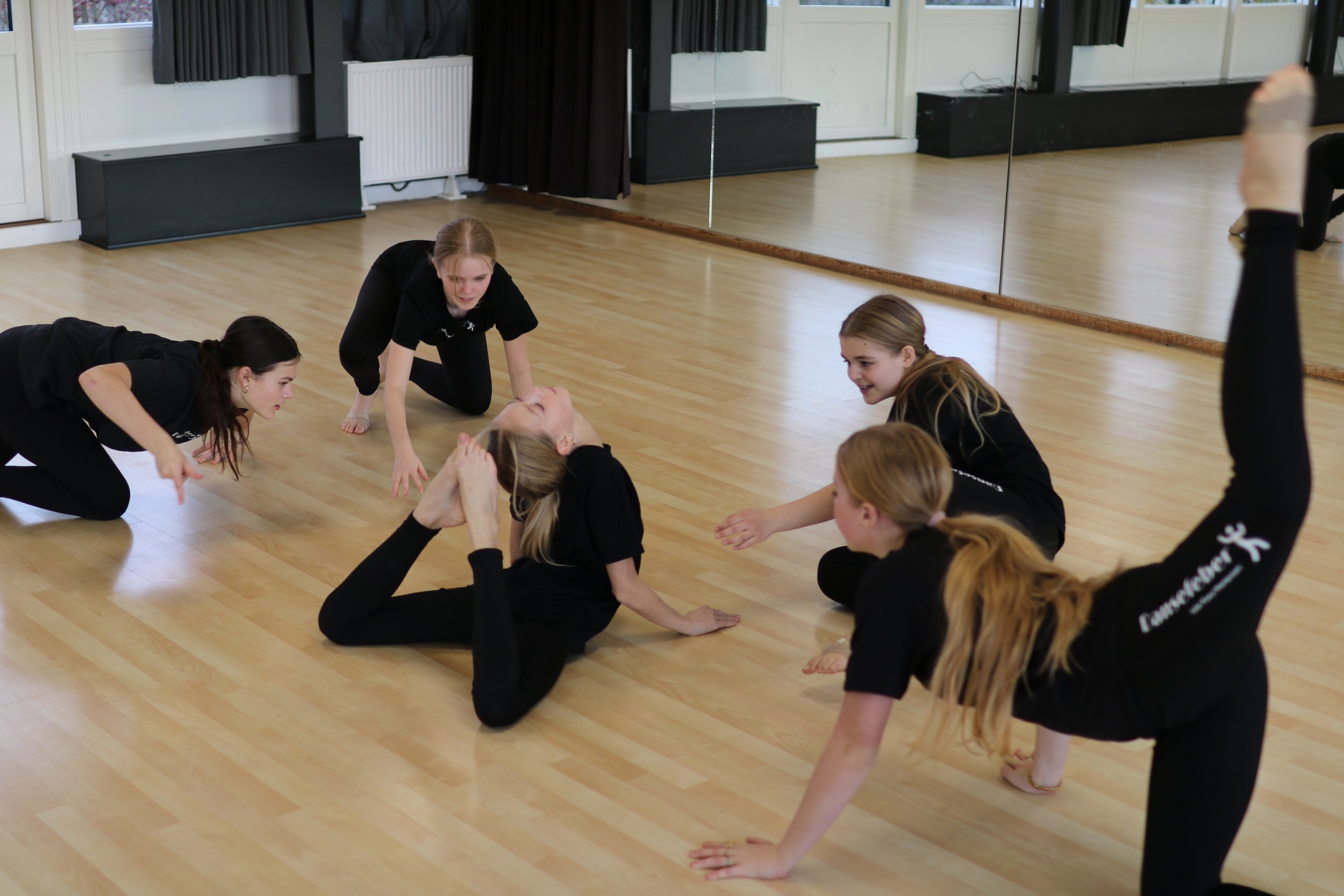 Dansefeber dansepiger træning tights.JPG