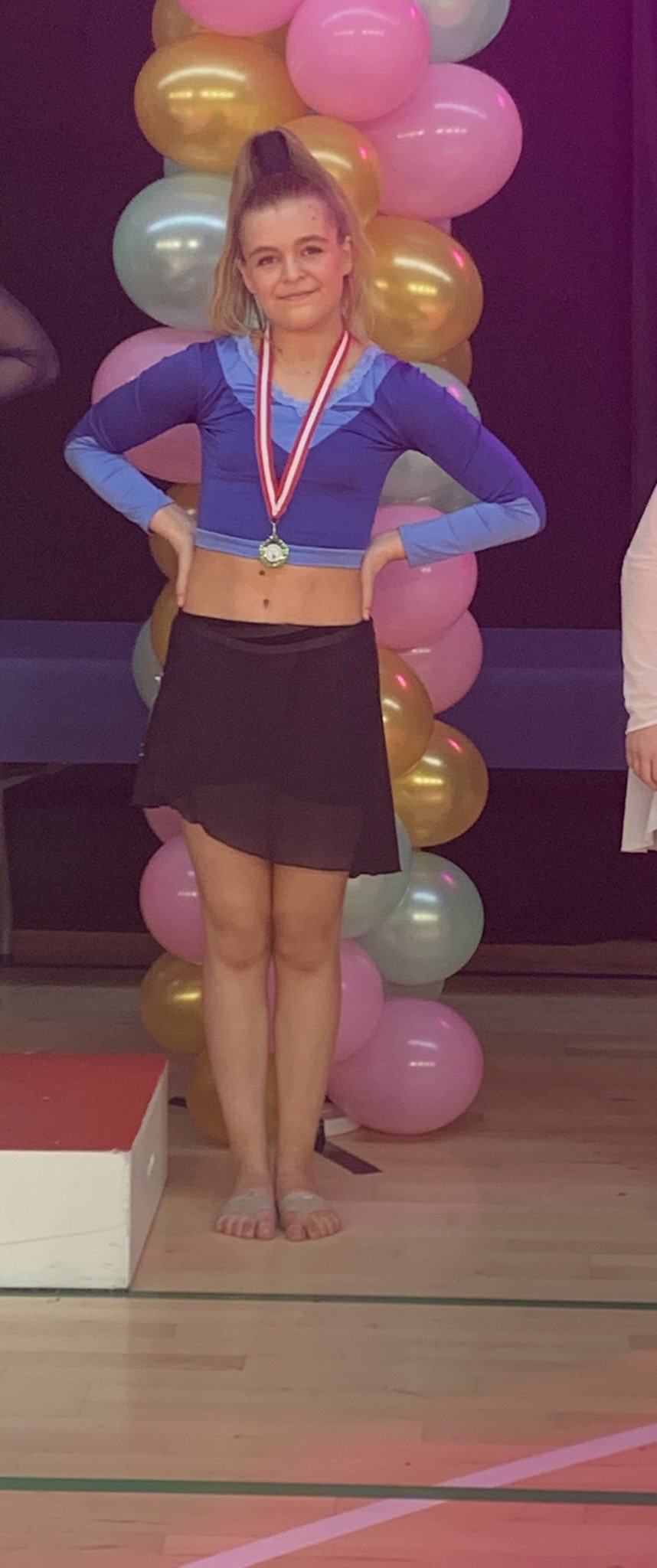 Discodanser fra Dansefeber i Viby J med medalje (disco slow)