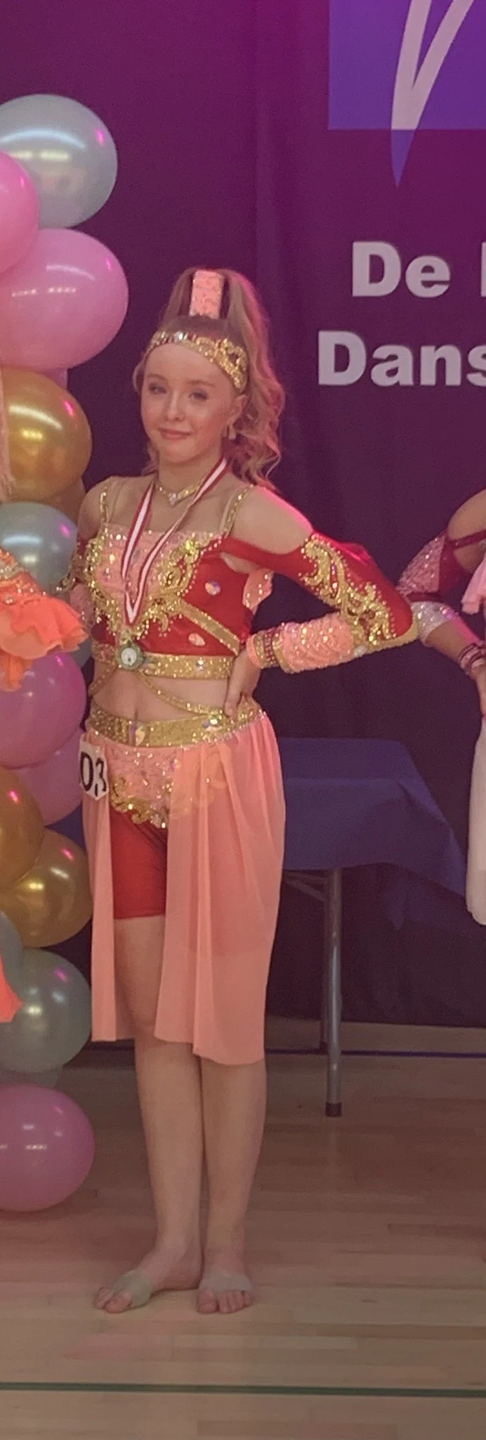 Tre discodansere fra Dansefeber i Viby J med medalje (disco slow)