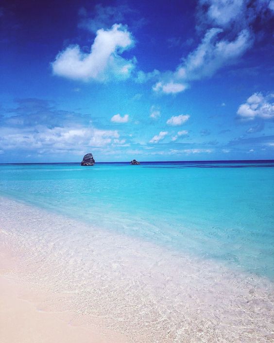 I set my screensaver at the hospital to a photo just like this of Bermuda. Then I took this one myself and have already used it for paintings. I focused so hard on being on those pink sand beaches and feeling healthy!