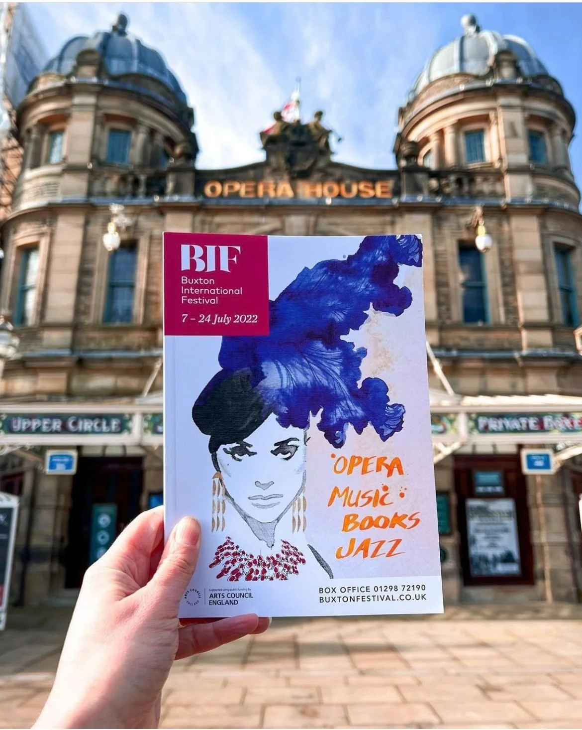 UK's Buxton Festival Artwork for brochures 2022