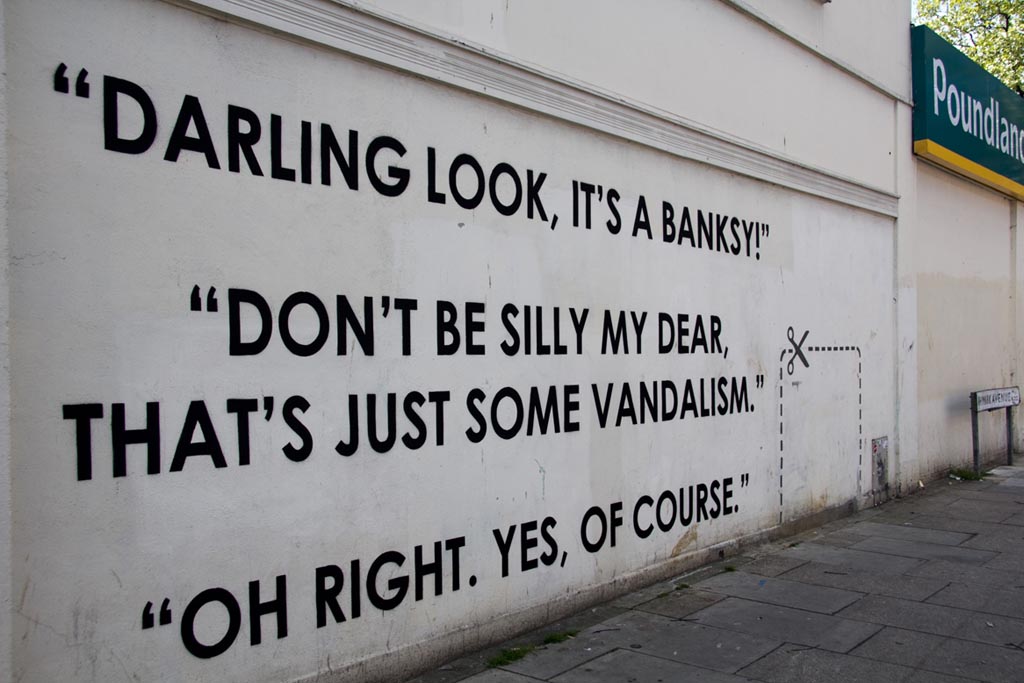  The thing I like most about Banksy is how hypocritical he can make people look. 