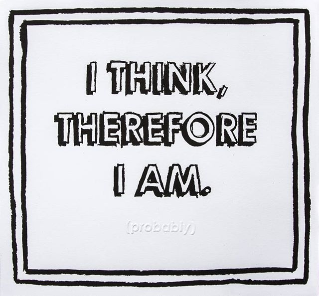 Who bloody knows?
Life, hey... What a weird one.
Screen print with embossed letters.
Available from link in bio.