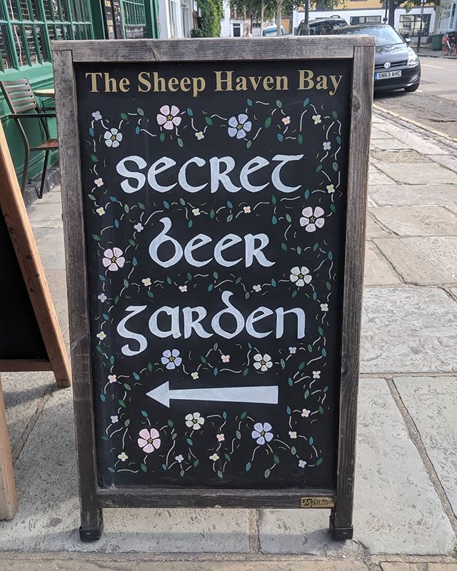 If you put a sign on the street advertising your secret beer garden which indicates the direction of your secret beer garden I don't think you understand what &quot;secret&quot; means...