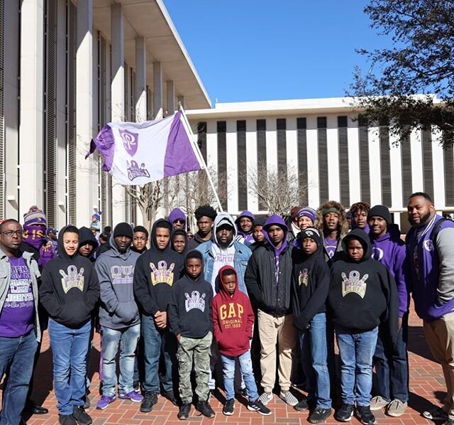 Marching this morning in honor of Dr. Martin Luther King Jr.
#weLeadTheWay
#OmegaLamplighters
#JuniorLamplighters
#CrownsOnly👑♎️
#Light⚡️Team
#OmegaPsiPhi #DaVillage #MLKDay