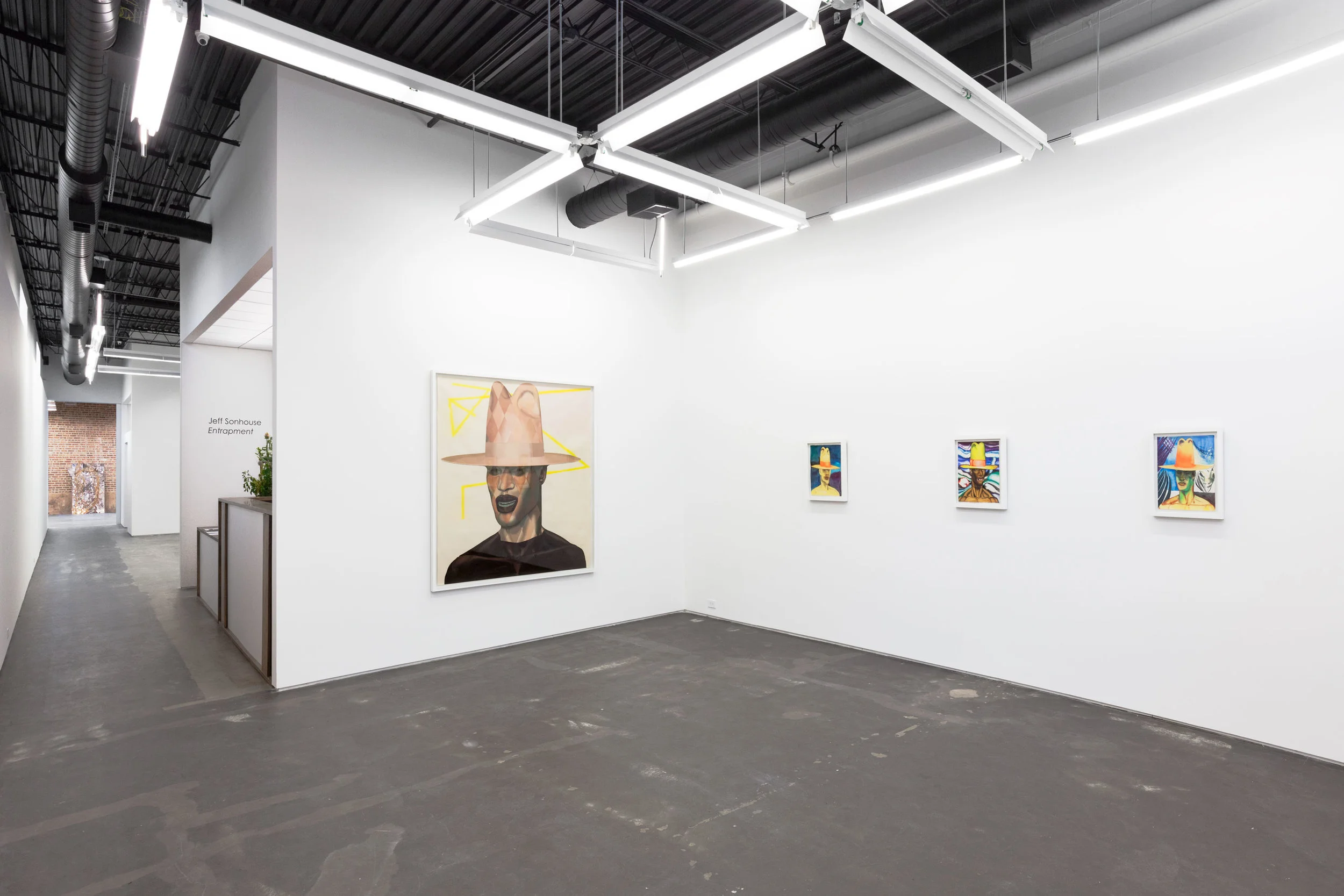 Jeff Sonhouse, “Entrapment” (Installation view), 2018