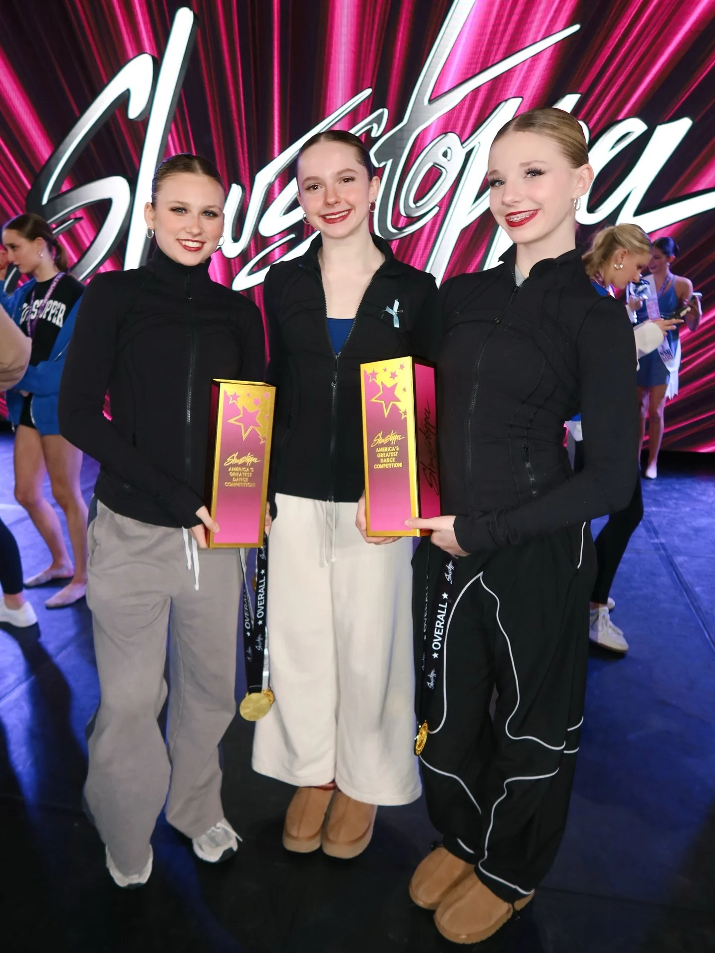 What a great first day @goshowstopper ! A few of our solos and duets kicked off the weekend and we couldn&rsquo;t be more proud of these dancers. 🤍✨

3rd Overall Senior Duet &ndash; Crystal Award: Unravel (Kate &amp; Kamzy)
5th Overall Senior Duet &