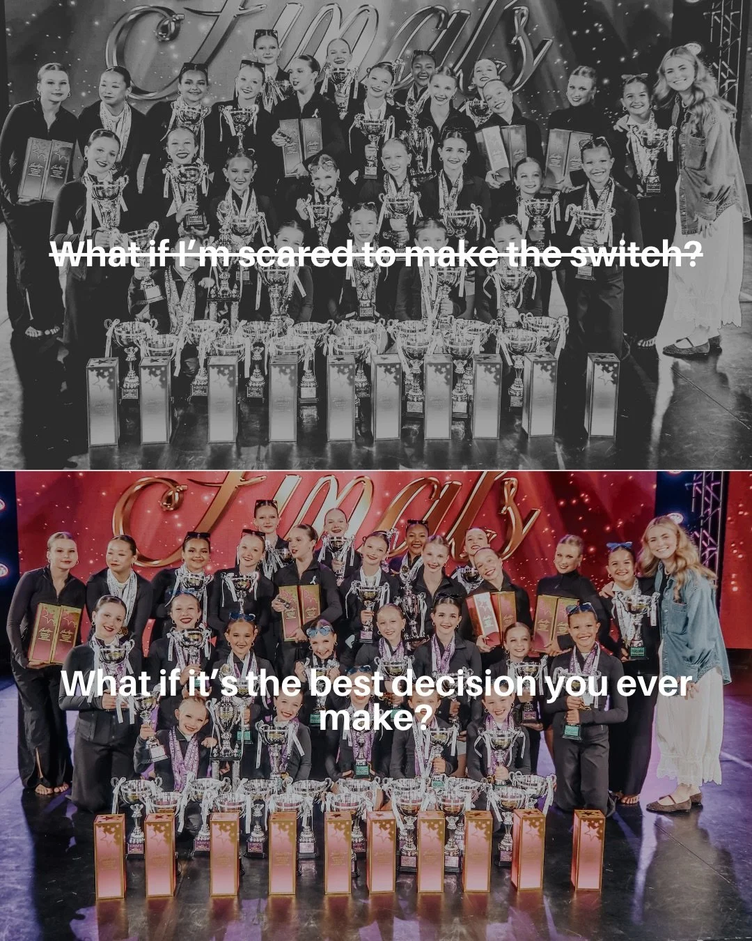 What if&hellip; 💭

What if making the switch is the best decision you ever make?
What if you find some of your best friends?
What if the right training changes the dancer you become?
What if a strong foundation changes everything?
What if you find a