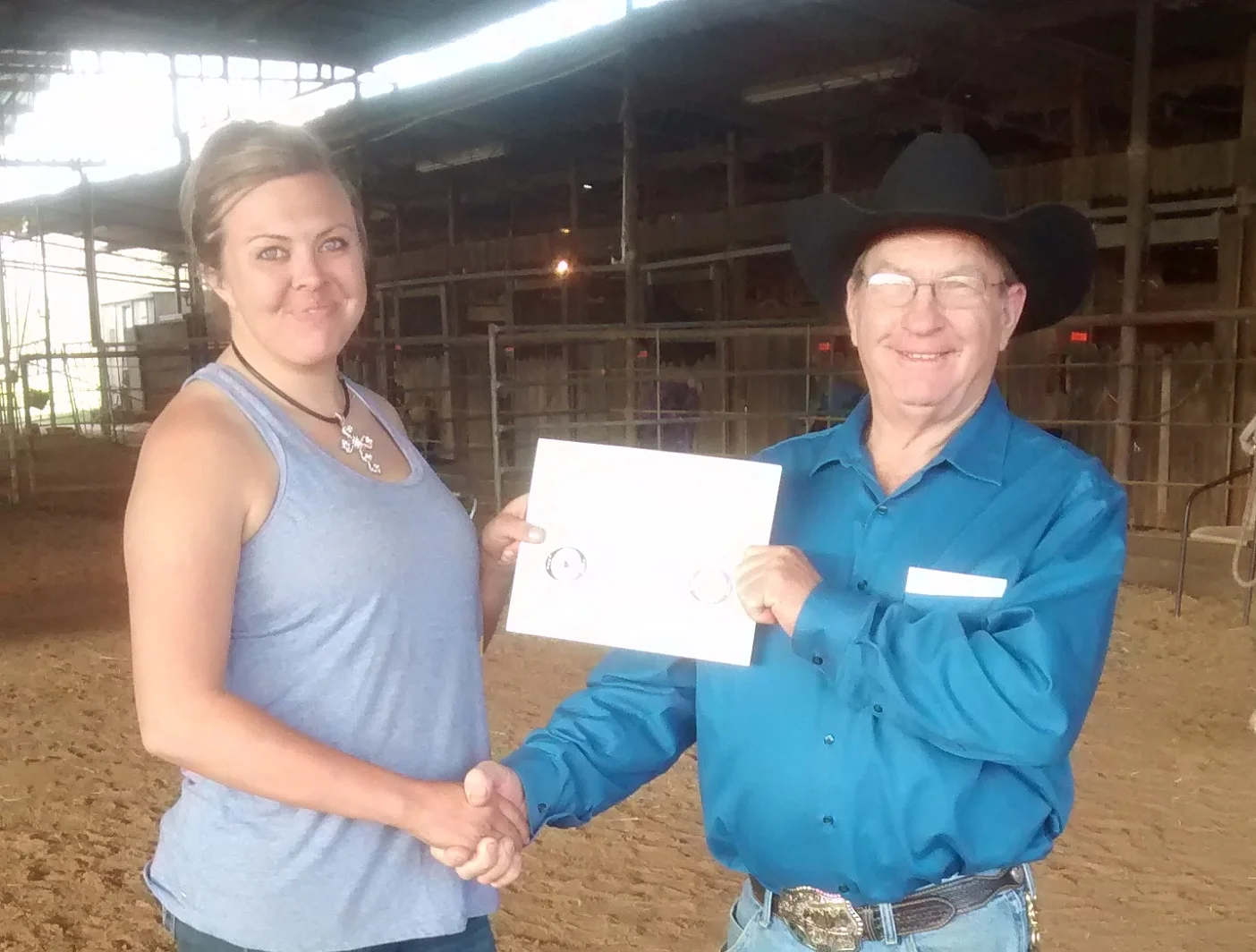 Dusty Anne Simmers, EFT Graduate with Dan Marcum in Texas cropped.jpg