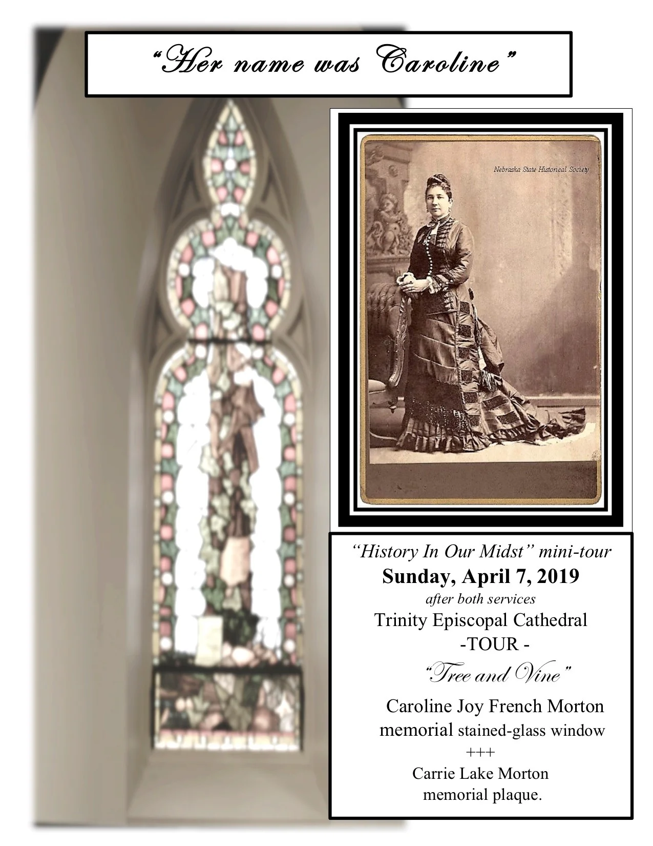 Historical Society mini-tour: “Her name was Caroline” 