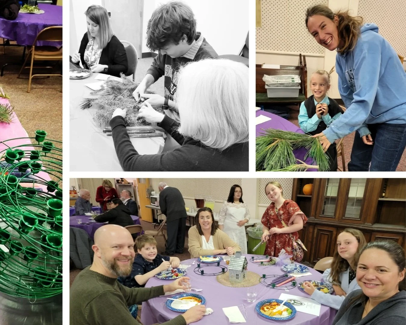 Advent Wreaths, Fellowship, & Celebrating Mtr. Lisa