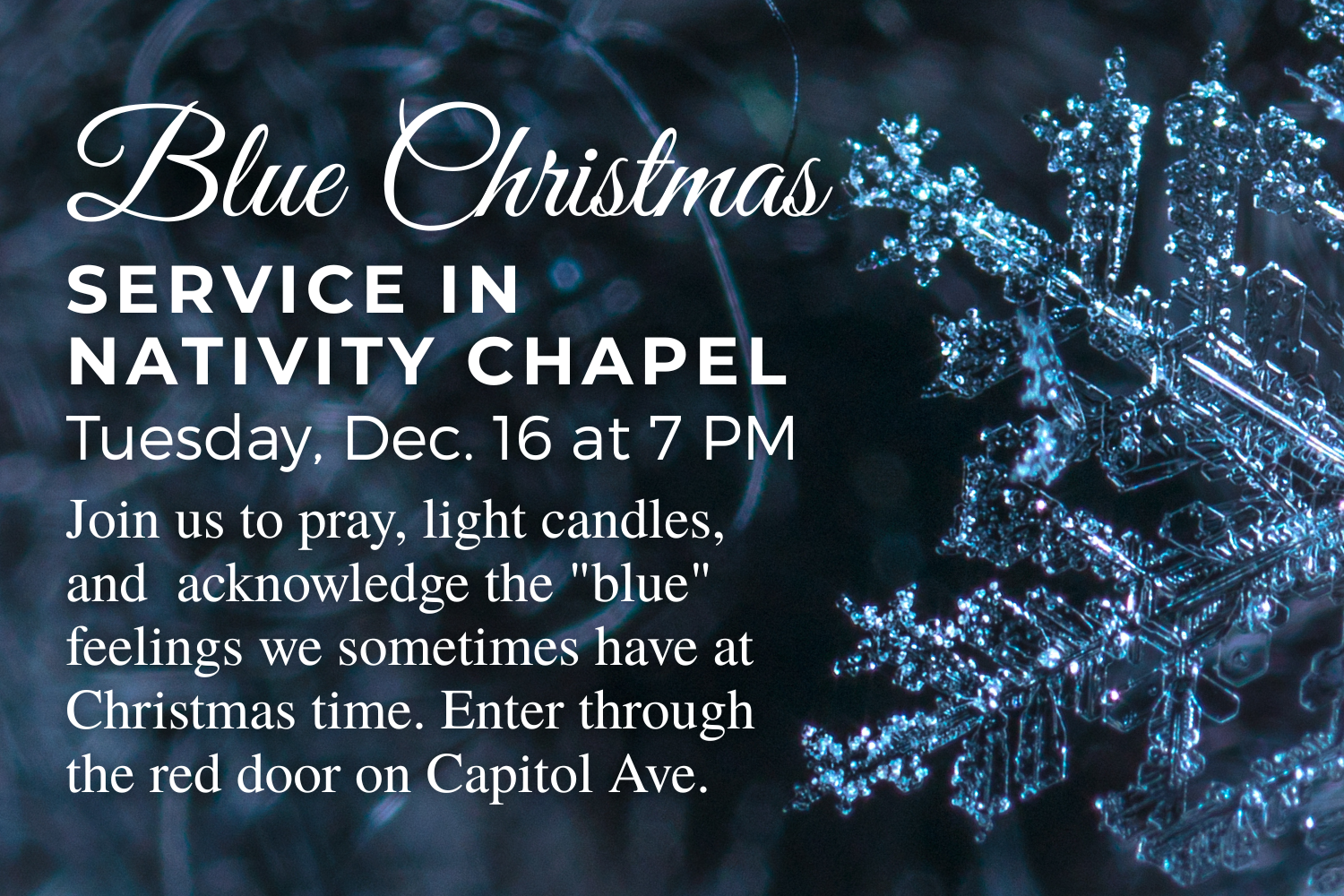 Blue Christmas Service