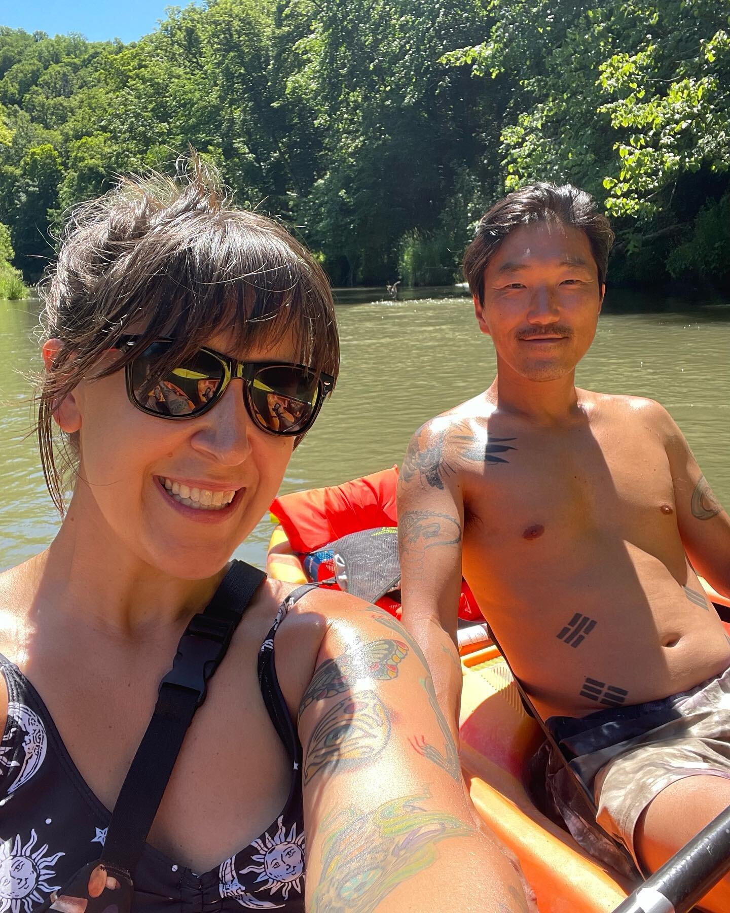 It finally feels like summer, to me, and that is in large part to getting out on one of my favorite rivers. 

@slewke slewke and I ventured up to the Yellow River in Northeastern Iowa this past weekend and it was a perfectly clear, hot day and the sp