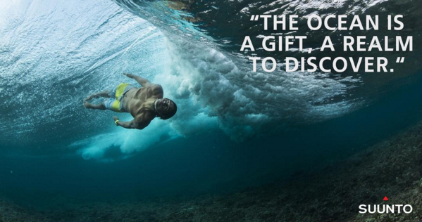 Suunto Freedom Quote - The ocean is a gift