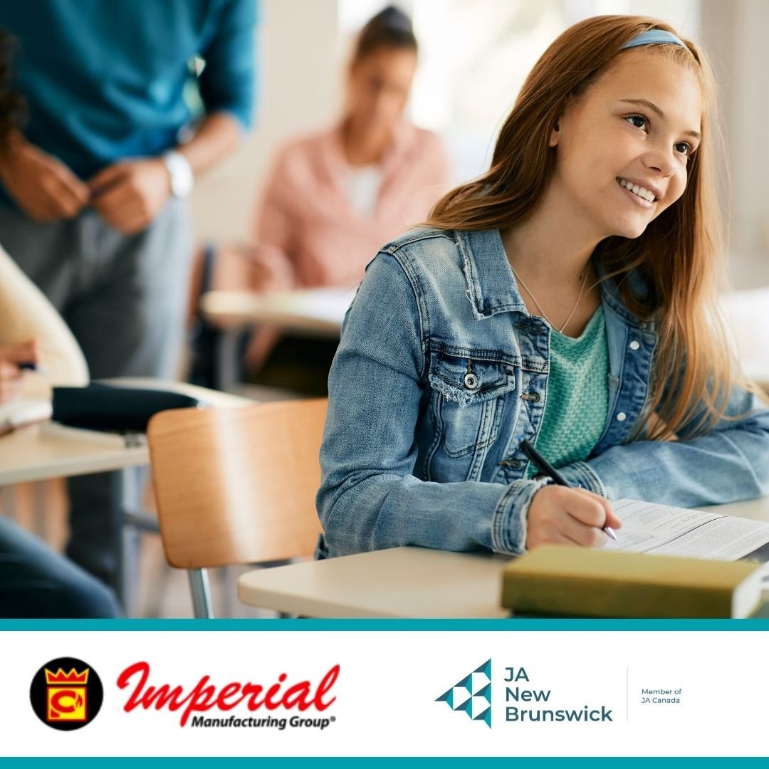 Imperial Manufacturing Group is committed to supporting JA Programs and the youth of our Province! Thank you so much for all you do for JA! 🚀

#successstartshere #weareJANB #newbrunswick #nbproud