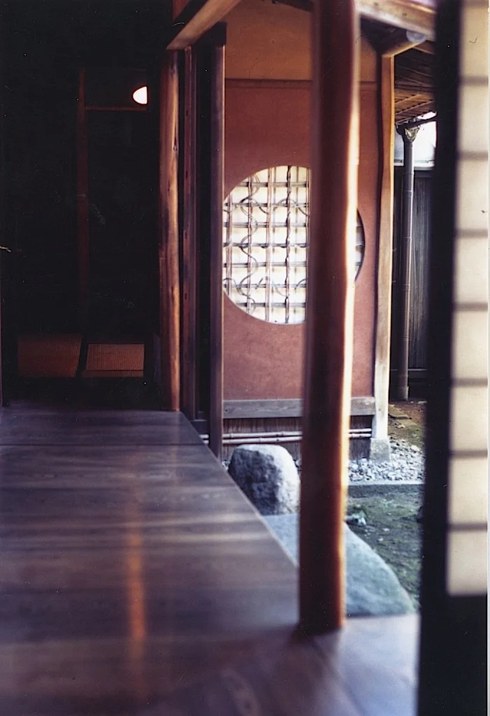 4-18 Toilet at one end of the deck at the Yoshijima House