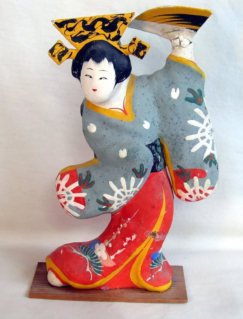 12-7 Miharu papier mache doll