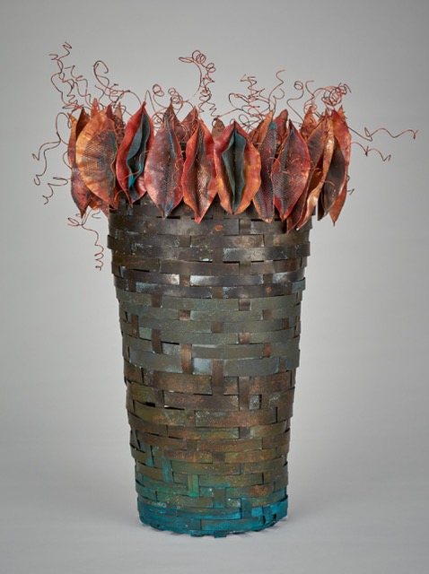 Melanie Thompson- Orange leaved vessel