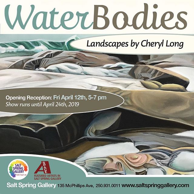We truly can’t wait to host this show. #fabulous #mythicallandscapes #gorgeousoilpaintings #canadianartist #waterbodies #bcartist #saltspringartist #saltspringisland #canadianbeauty