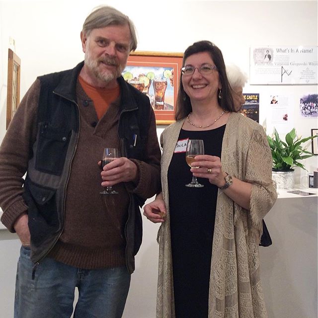 Thank you everyone for coming out to celebrate the opening of Tides of Time- mixed media work from the book Cove Castle by the uber creative Paula Ann Van. #authorartist #covecastle #drawing #bookillustration #characterart #saltspringartist
