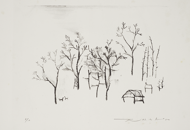 La petite cabane, 1950