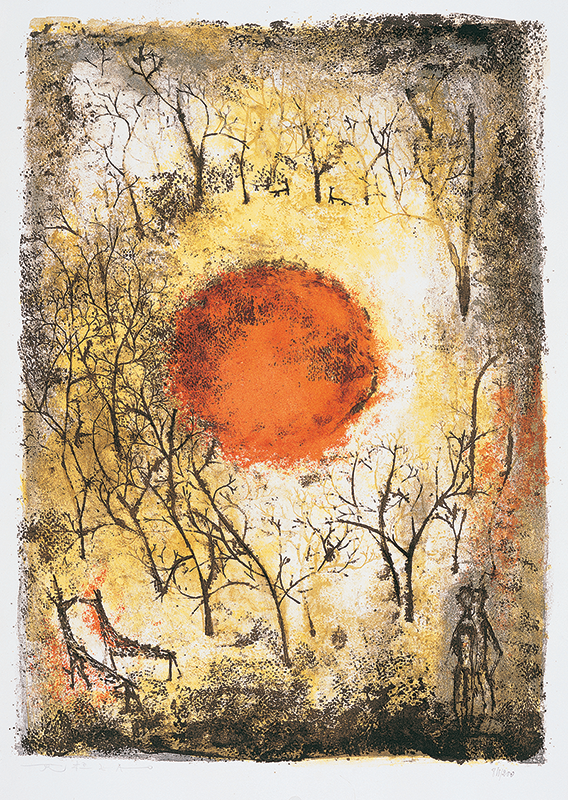 Le soleil rouge, 1950