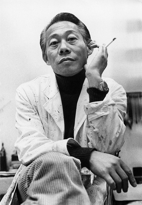Portrait dans son atelier parisien, 1973. Photo Mohror