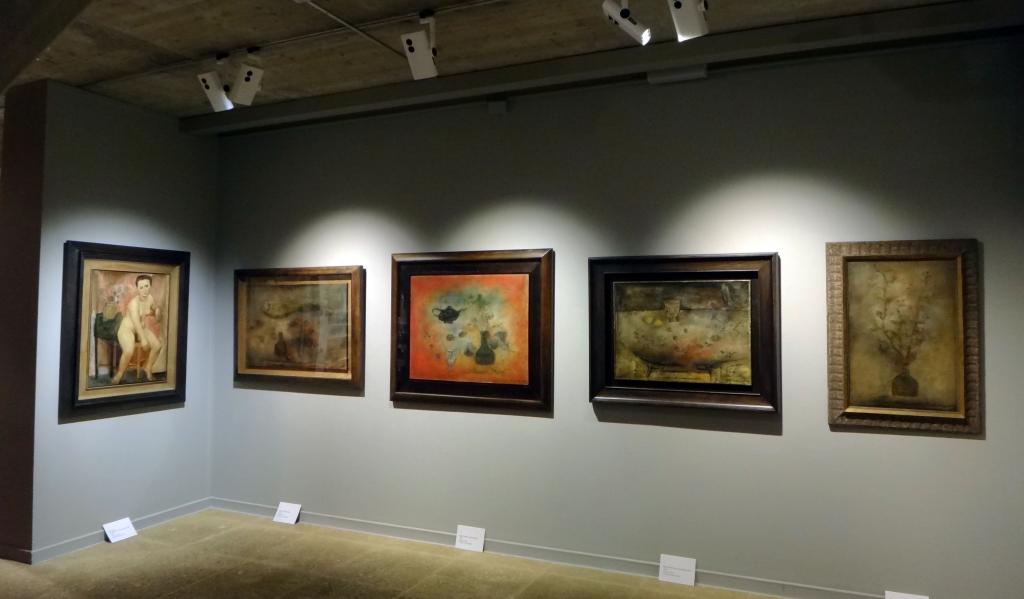 Exposition en cours de montage (photos Y.H.)