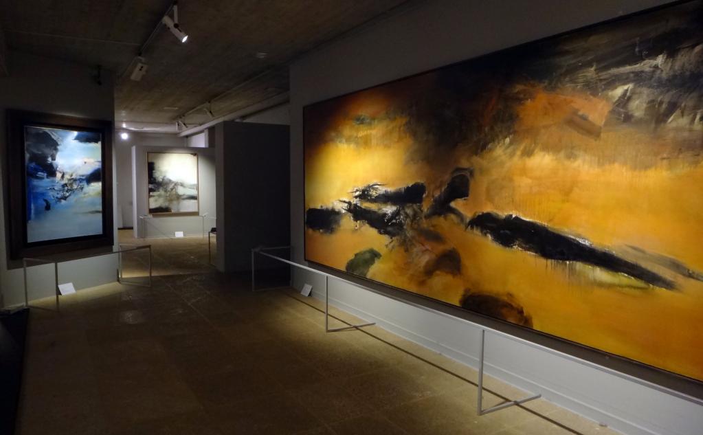Exposition en cours de montage (photos Y.H.)