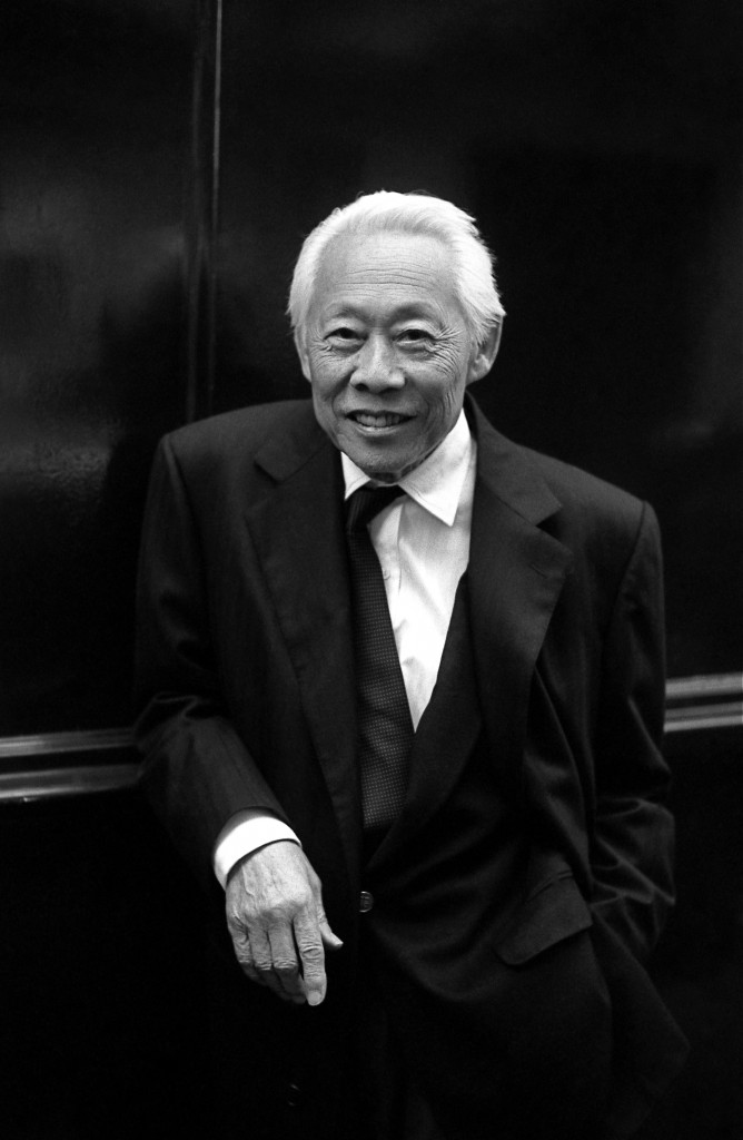 A portrait of Zao Wou-Ki by photographer Didier Gicquel, who was present at the opening