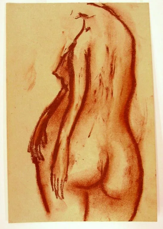 Zao Wou-Ki, 1949, Sanguine