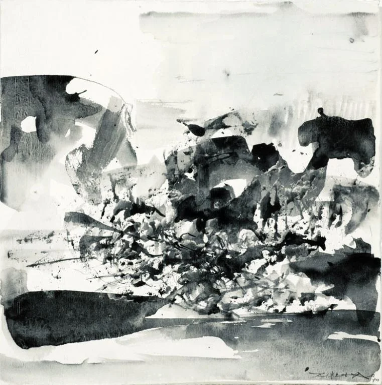 Zao Wou-Ki, 1970, Encre
