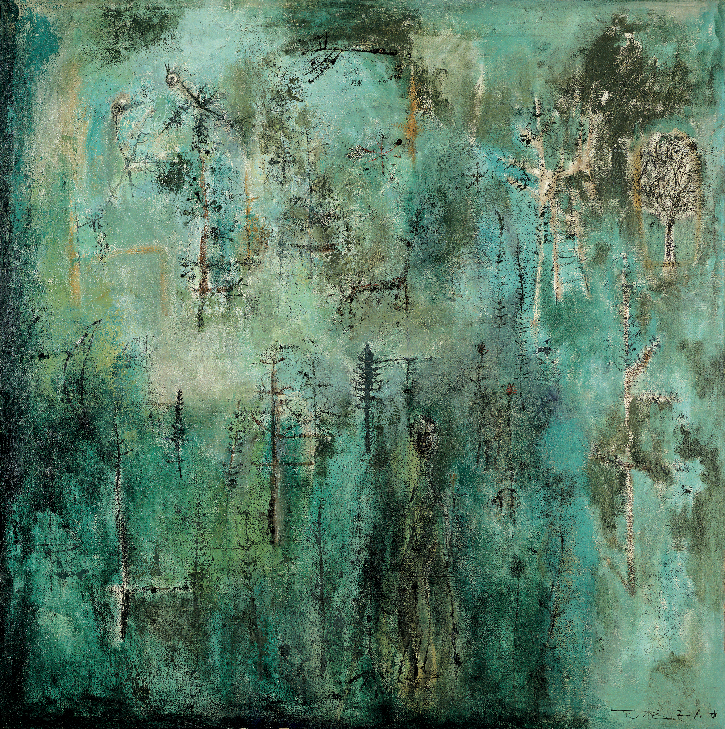 Untitled (Vert émeraude), vers 1950