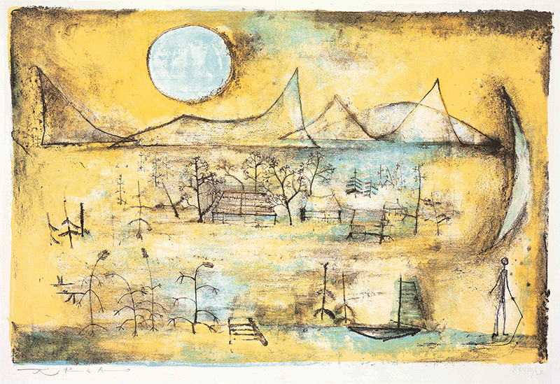Montagnes et soleil, 1951