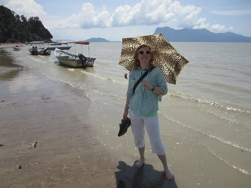 Toes In The Sand At The Sea In China