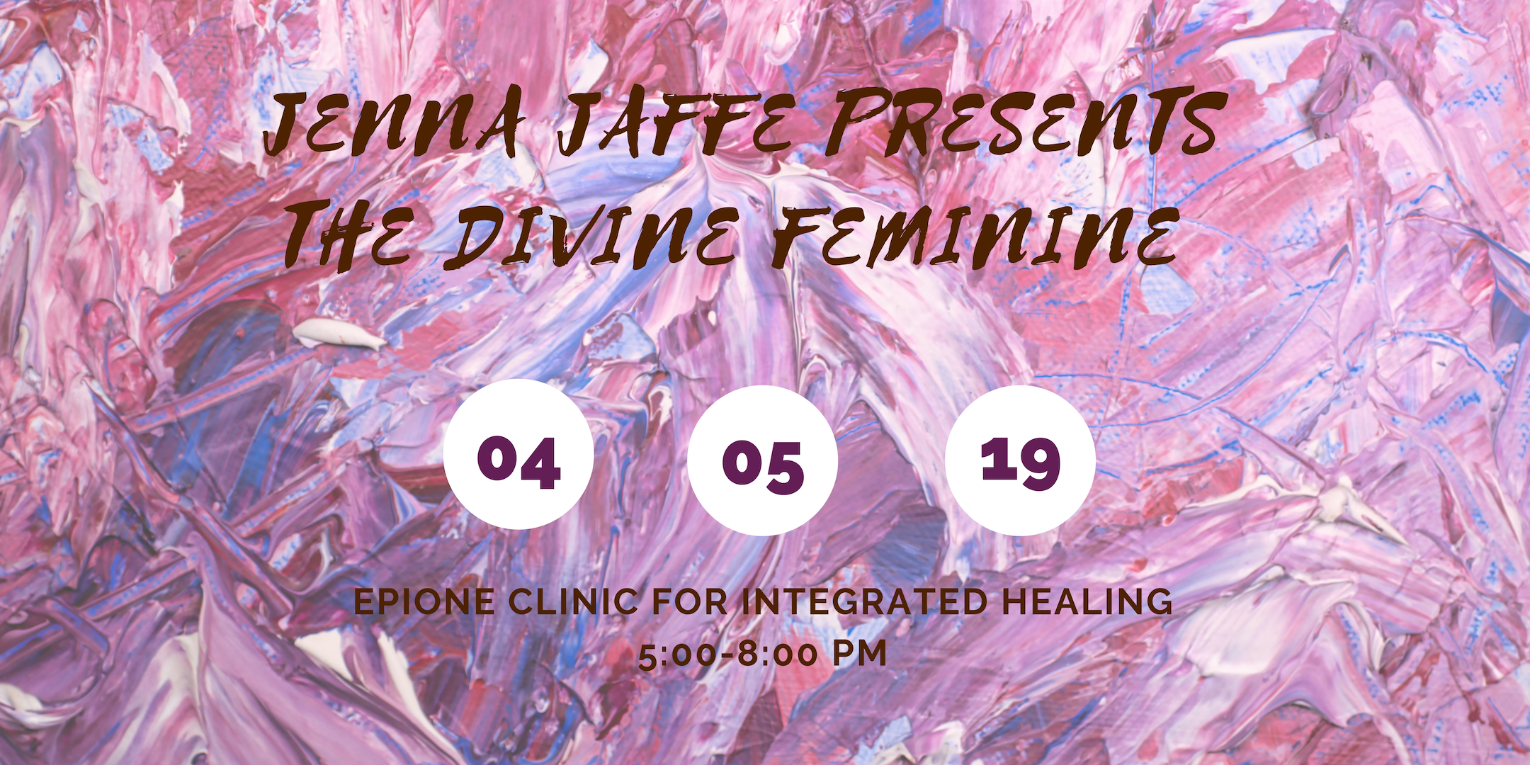 Artist Jenna E. Jaffe presents The Divine Feminine